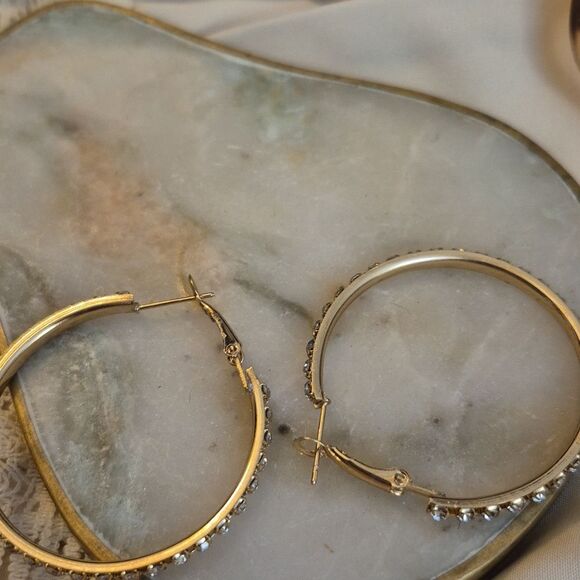 💲6️⃣ Bundled ✔️Elegant Gold Hoop Earrings - Picture 5 of 5